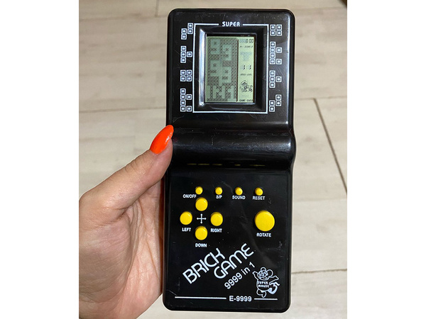 Electronic tetris joc retro consola de buzunar