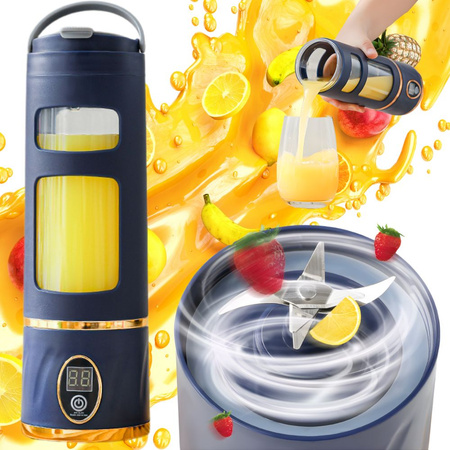 Blender à pichet portable tassie mixeur électrique usb 8 lames smoothie