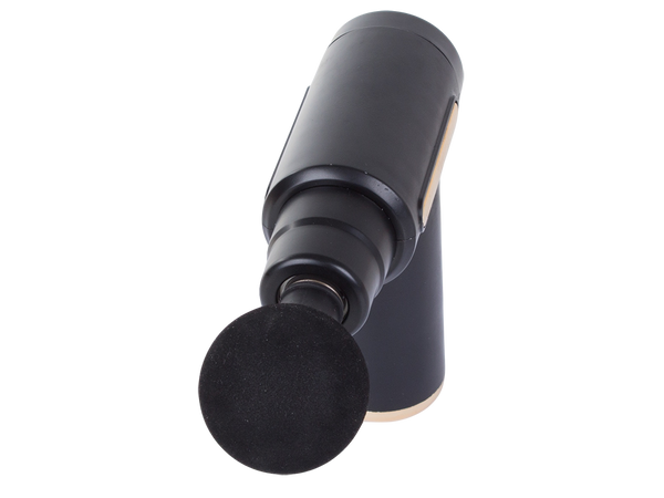 PISTOLET DO MASAŻU PLECÓW CIAŁA NÓG MASAŻER MOCNY MASSAGE GUN 4 KOŃCÓWKI