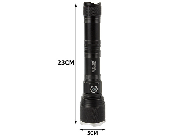 Katonai bailong rendőrségi fáklya cree xhp160 power