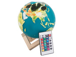 3d rgb globe light öölamp koos pultiga, 20 režiimi, puutetundlik, lastele