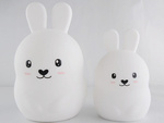 Children's night light led rabbit touch rgb remote control