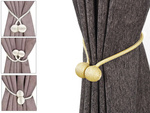 Decorative clips for curtains magnetically strong