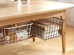 Panier métallique loft organisateur métallique loft pour cuisine pour fruits blanc grand