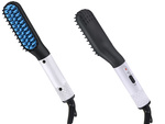 Straightener brush beard and hair comb for men's grooming