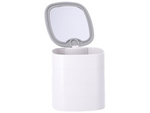 Sicriu cosmetice organizator bijuterii caz cu oglindă 4 niveluri