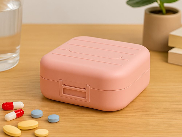 Контейнер для лекарств организатор таблеток капсул 7 секций дорожная коробка