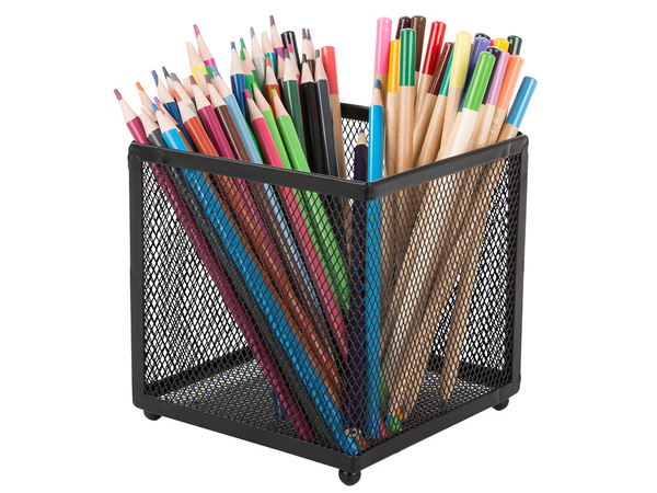 Kovový sieťový organizér na stôl veľkokapacitný univerzálny