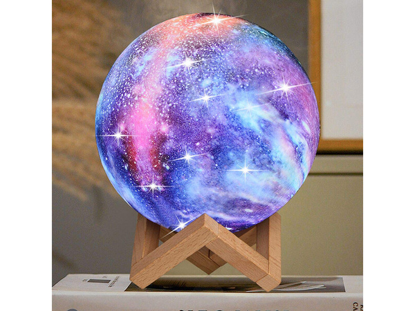 3d rgb luna lumina de noapte cu telecomanda