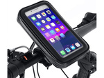 Soporte teléfono bicicleta impermeable bloqueable giratorio 360