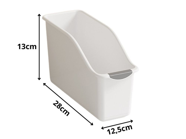 Container de plastic pentru organizarea bucătăriei, pentru produse de curățare a bucătăriei, dulap