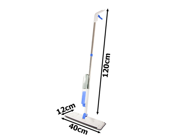 Flat mop with washer spray floor cleaner water mop