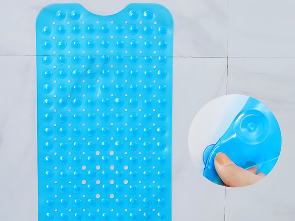 Tapis de bain antidérapant tapis de douche grand 100x40 tapis caoutchouc