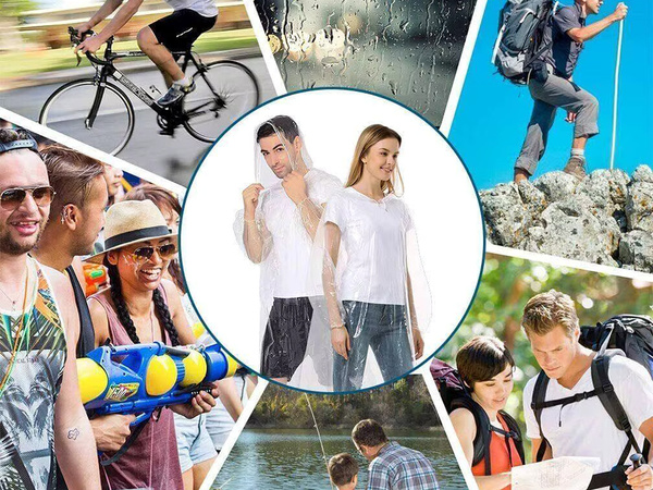 Mackintosh in a ball rain cape poncho key ring