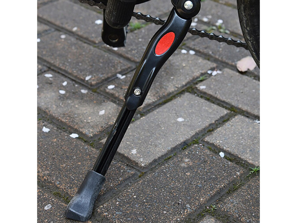 Bicycle adjustable side support foot