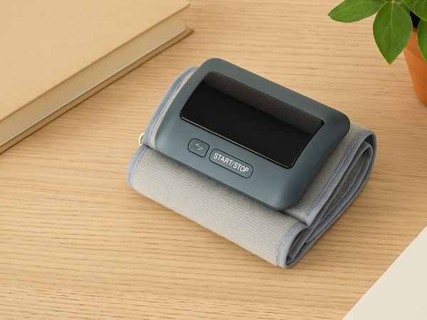 Electric upper arm blood pressure monitor automatic heart rate and blood pressure measurement