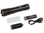 Sõjaline taktikaline taskulamp zoom coba xhp50 usb