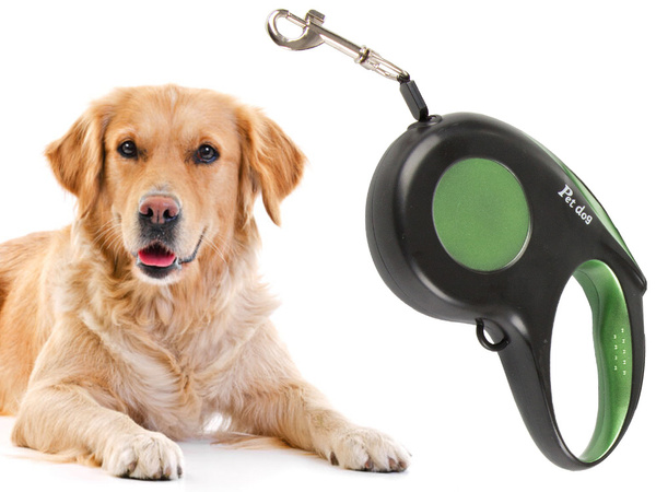 Lanyard automatico con bloqueador para perros tiras largas 5m 15kg