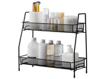 Estante de cocina organizador de cocina de pie especiero loft de dos niveles