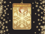 Vitrail 3d décoration lumières de noël