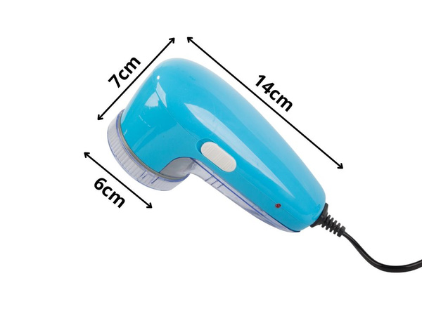 Electric clothes, sweater, upholstery and garment shaver with container, powerful