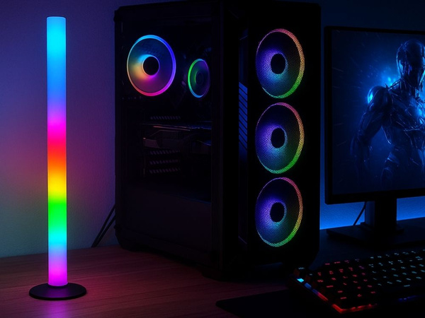 40 cm led rgb kaasaegne dekoratiivne põrandalamp