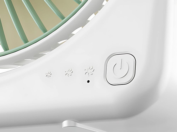 Ventilador de escritorio inalámbrico usb silencioso recargable 3 modos