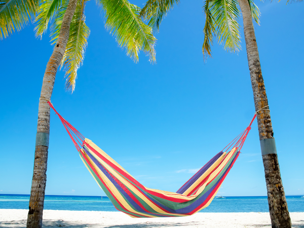Garden hammock double xxl tourist striped cover 200 x 150 large