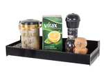Wall-mounted kitchen shelf for spices
