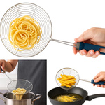 Cedzak cuchara colador cuchara para freír para empanadillas fritas cuchara de cocina