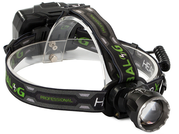 Bailong led pealamp xhp160 powerbank zoom