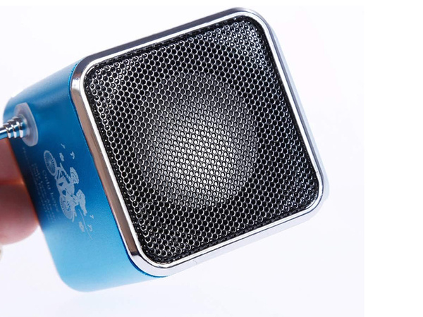 Bezdrôtový reproduktor prenosné mini rádio fm led bluetooth mobilné microsd
