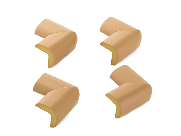 Mēbeļu stūra virsma mēbeļu kastēm bronzas uzlīmes x4