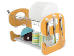Dishwasher drying rack double-decker