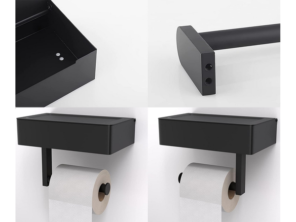 Porte-papier hygiénique loft étagère wc loft acier