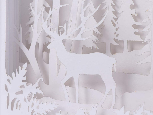 Paper cut-outs night light 3d usb