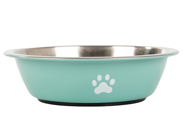 Perro gato comida agua metal anti-slip pot large 250ml