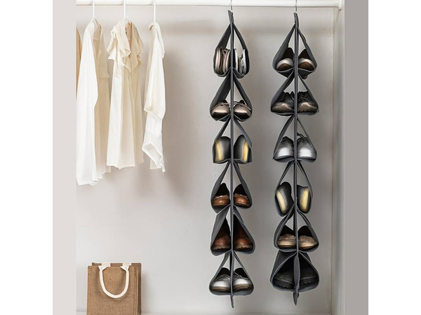 Organisateur de chaussures pour penderie 12 paires de chaussures