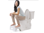 Bathroom footstool toilet white wc foot stool