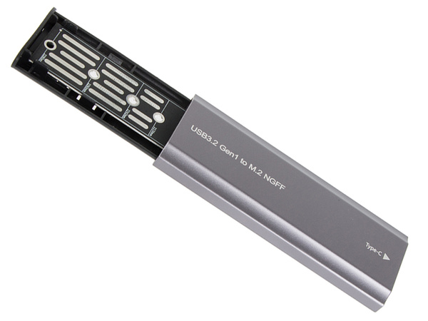 Hdd adapter box m.2 sata ngff usb 3.1 usb typ-c 2230-2280mm