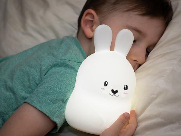 Bērnu nakts gaismas rezultātā trusis touch rgb tālvadības pults