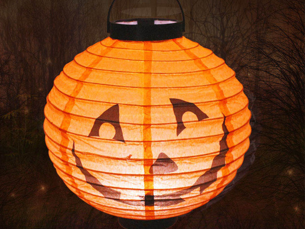 Lampijon buče vodil žareče dekoracijo halloween papirja dekoracijo