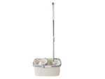 Mop rotativ 360 rotație turbo set găleată microfibră pad