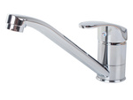Mitigeur de cuisine chrome long