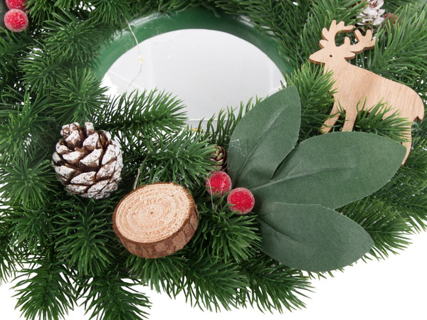 Crăciun decorativ ghirlandă a condus ușă decorare decoratiuni de craciun