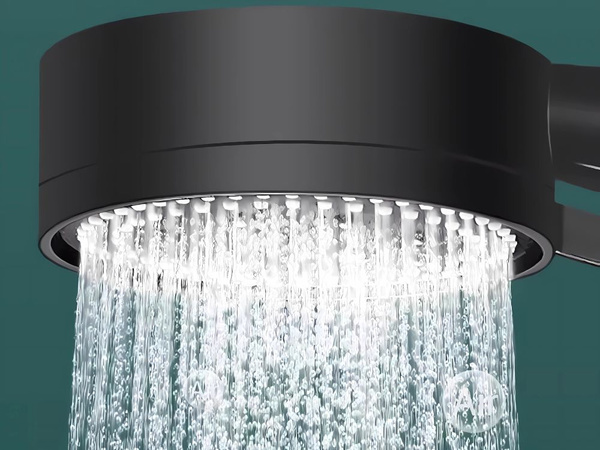 Set de douche combiné 5 fonctions flexible 150cm poignée haute pression