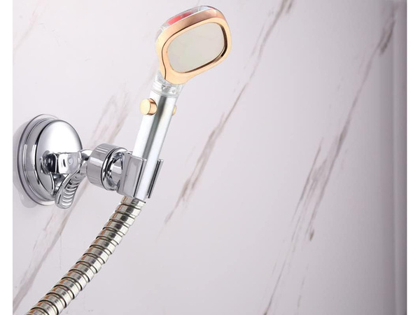 Dusche handbrause halter schwenkbar kopf stark saugnapf dusche