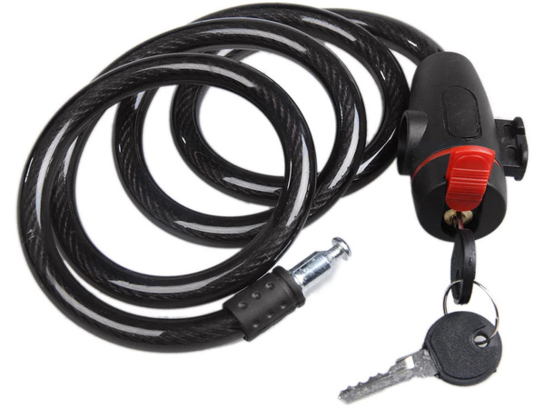 Velosipēda slēdzene velosipēda slēdzenes atslēga drošība spēcīgs kabelis