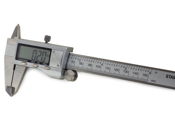 Elektronický kovový kaliber l150 lcd digitálny
