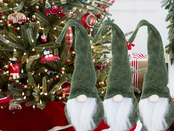 Christmas gnome christmas gnome under christmas tree